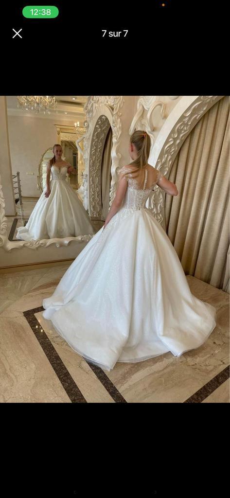 Robe de marier/ Trouwjurk, Vêtements | Femmes, Vêtements de mariage & Accessoires de mariage, Enlèvement, Comme neuf, Blanc, Robe de mariée