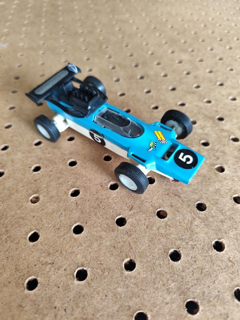 Voiture électrique circuit slot racing polistil F1, Enlèvement, Comme neuf, Électrique, Circuit