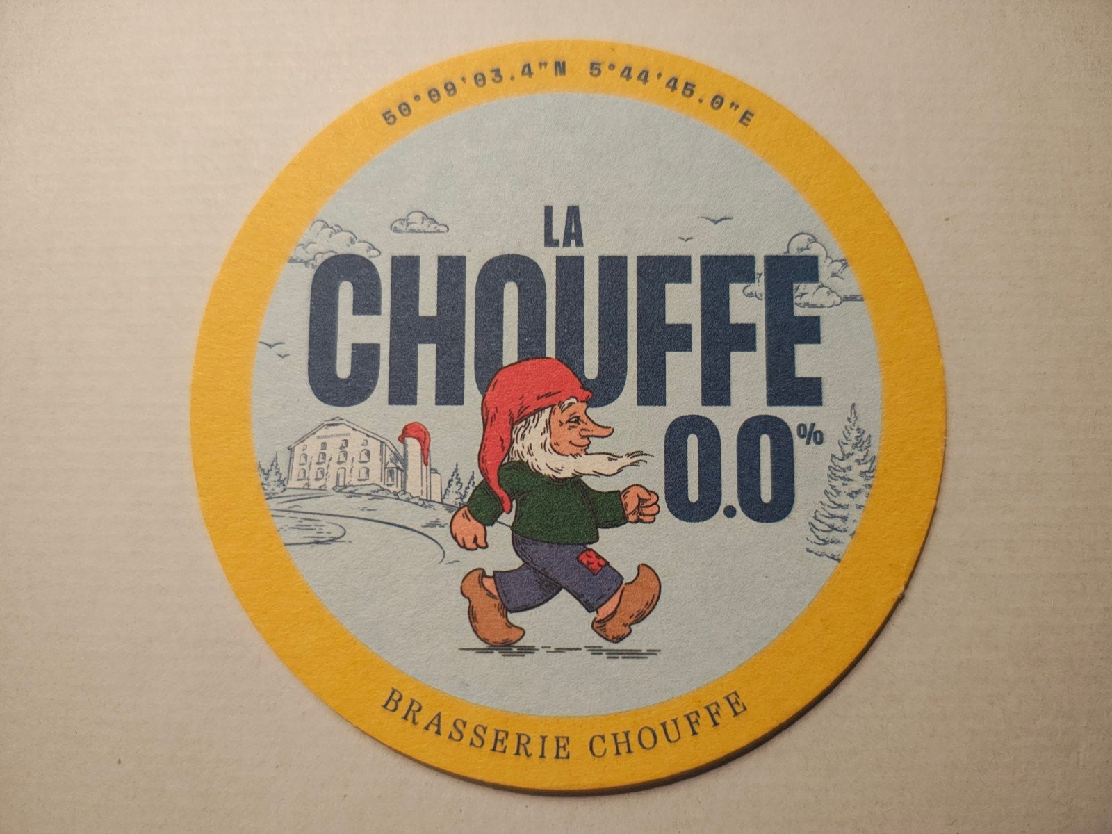 Bierviltje : LA CHOUFFE 0,0%, Ophalen of Verzenden, Nieuw, Viltje(s), Overige merken