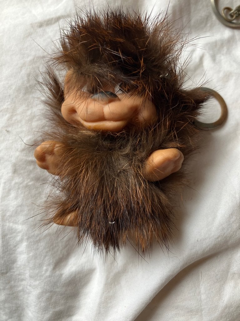 Noorse trol sleutelhanger, Verzamelen, Poppetjes en Figuurtjes, Ophalen of Verzenden, Gebruikt