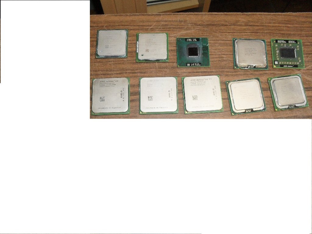 lot 17 processeurs informatique Intel , AMD, Informatique & Logiciels, Processeurs, Enlèvement, Utilisé