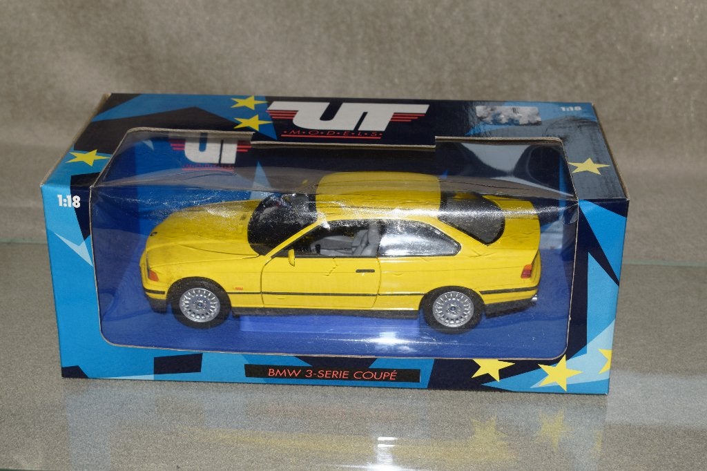 miniature automobile 1:18 neuf UT model BMW 3 jaune, Enlèvement ou Envoi, Neuf