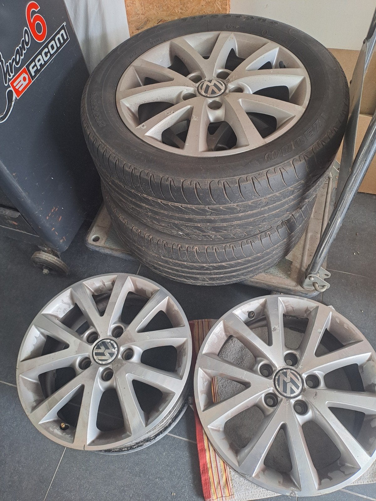 4 jantes 5X112 ET50, Autos : Pièces & Accessoires, Pneus & Jantes, Jante(s), 4 Saisons, 16 pouces, 205 mm, Véhicule de tourisme