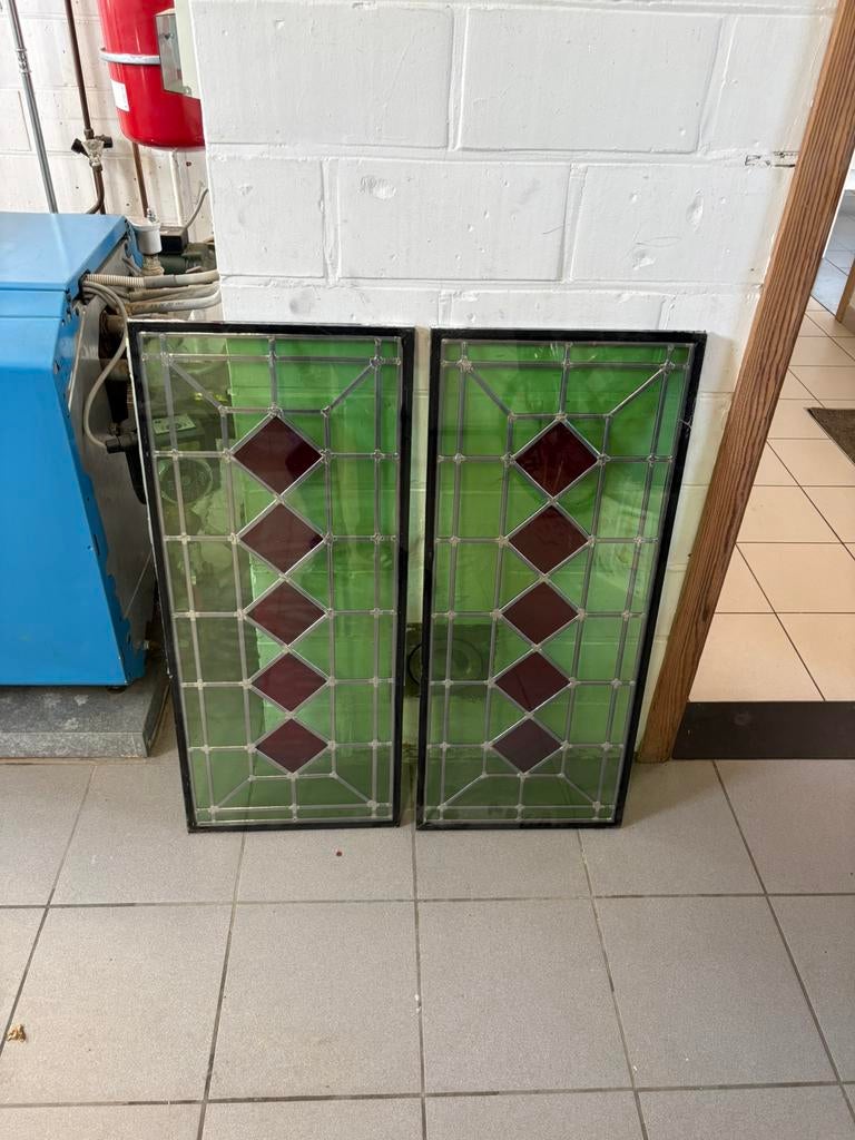 Mooie ramen, Doe-het-zelf en Bouw, Glas en Ramen, Ophalen, Zo goed als nieuw, Glas in lood
