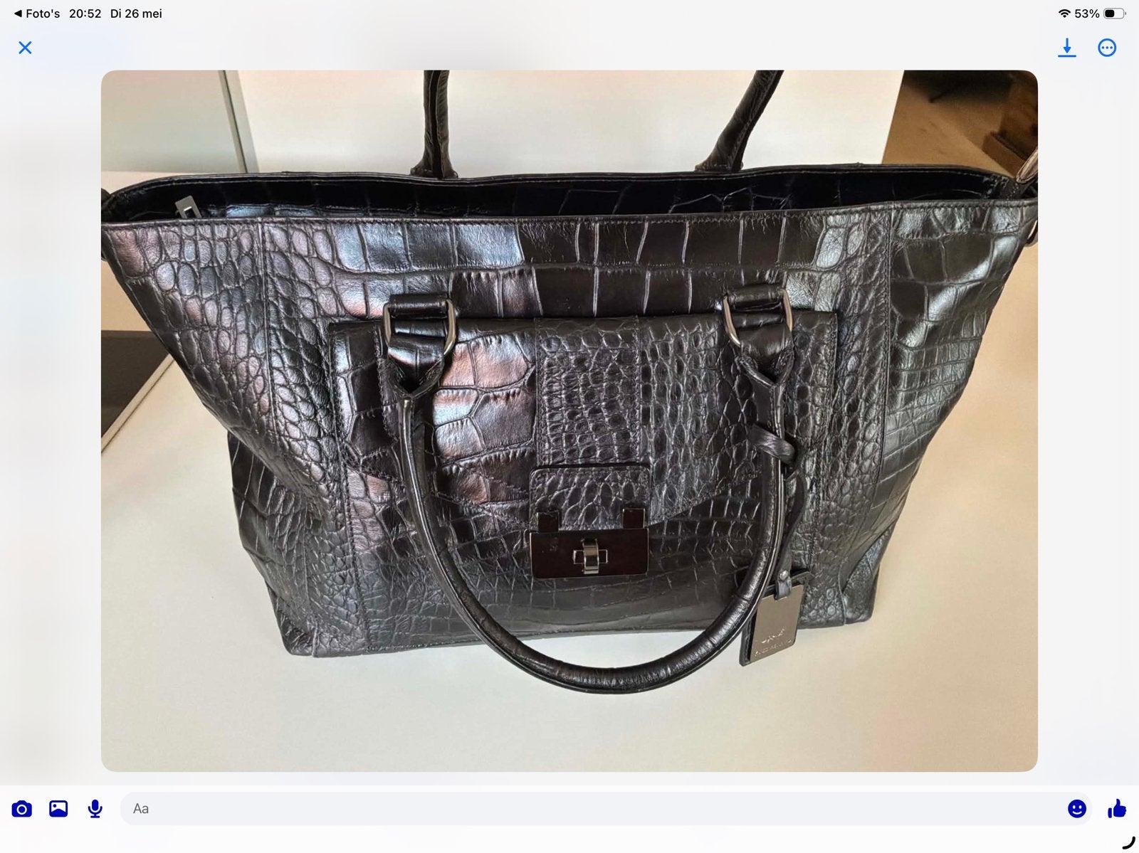 Handtas yves renard, Handtassen en Accessoires, Ophalen, Zo goed als nieuw, Handtas