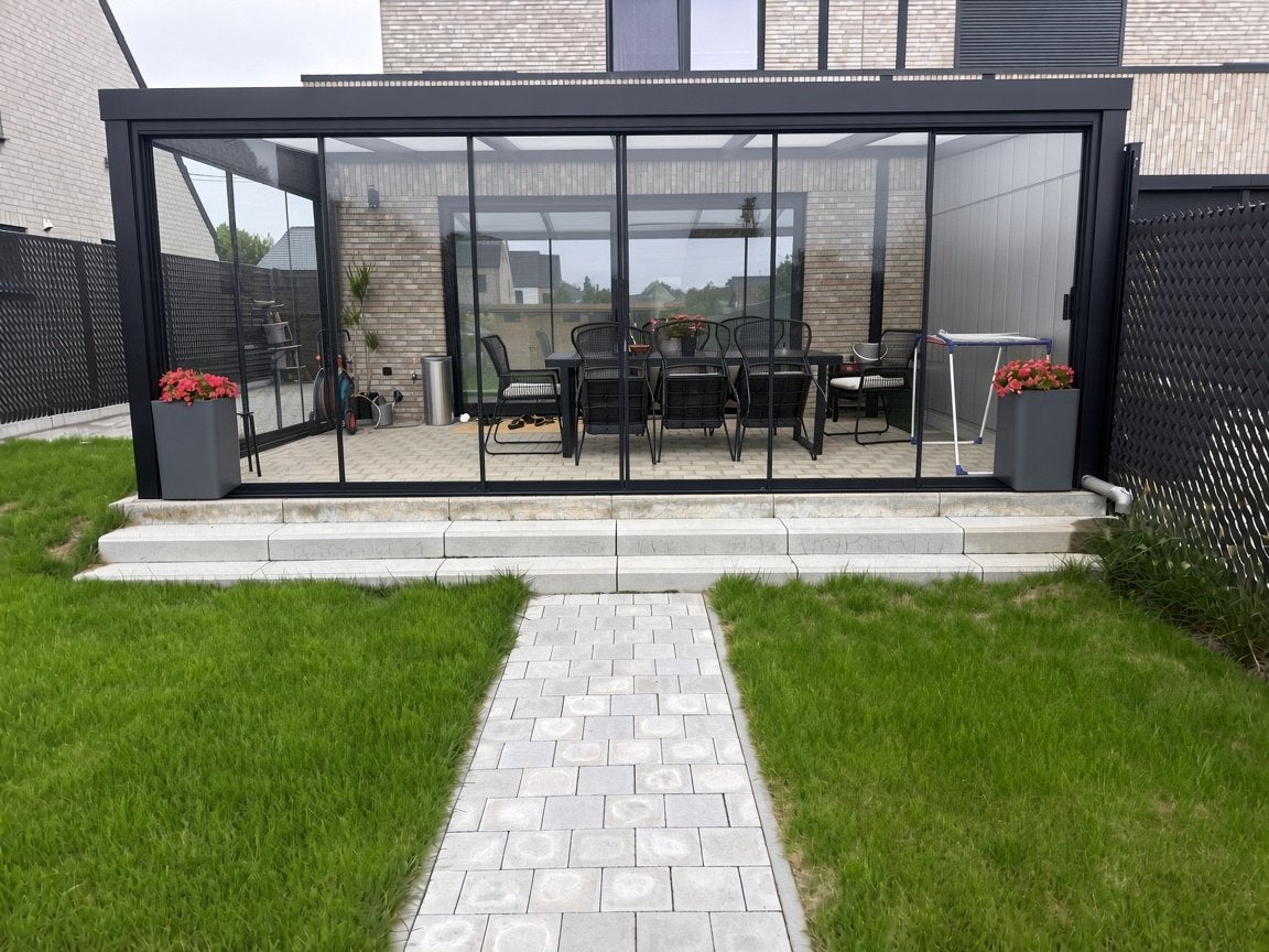 Couverture de véranda et de terrasse personnalisée, Jardin & Terrasse, Enlèvement ou Envoi, Neuf, Véranda