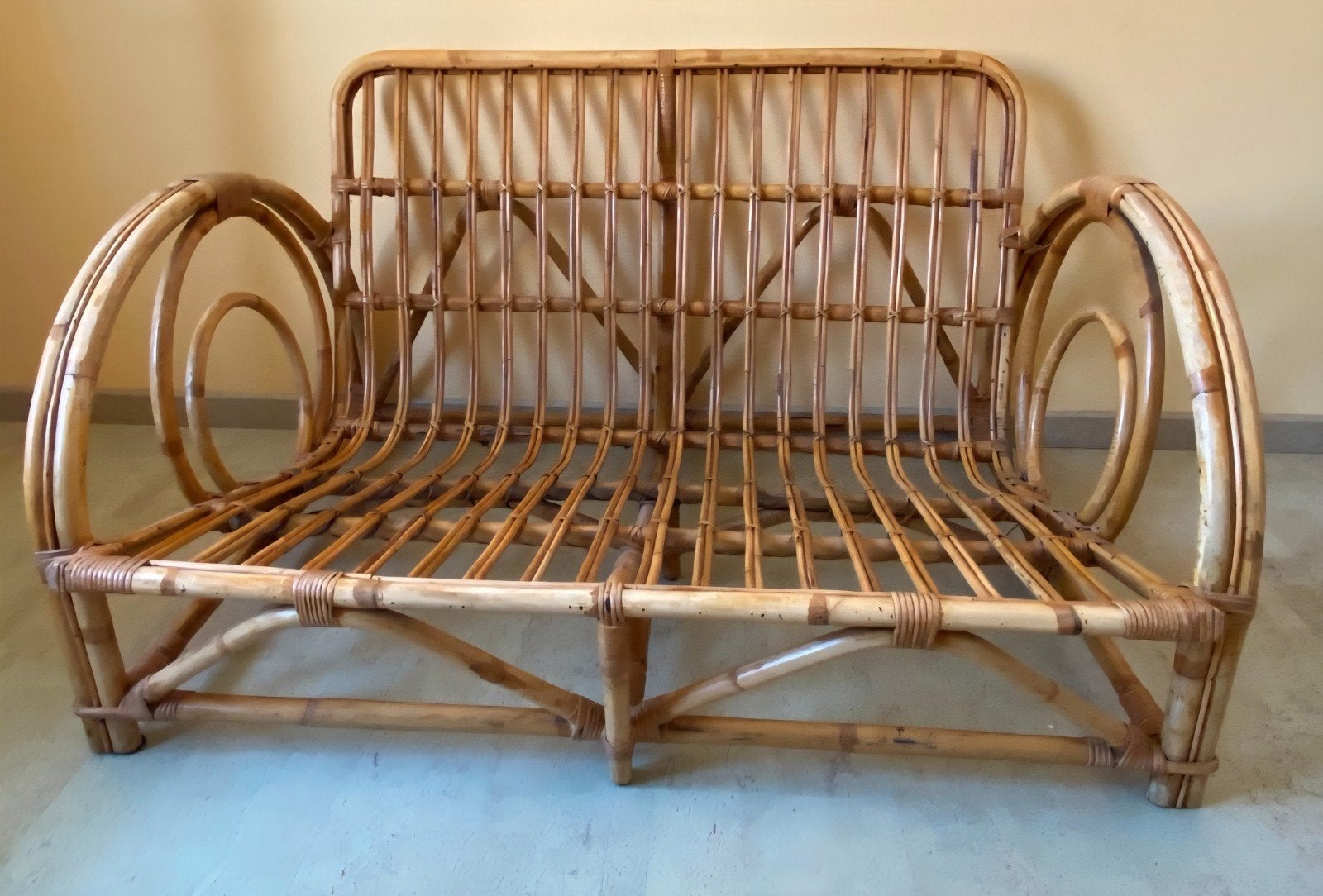 Rotan salonset - Ensemble de salon en rotin, Enlèvement, Rotin