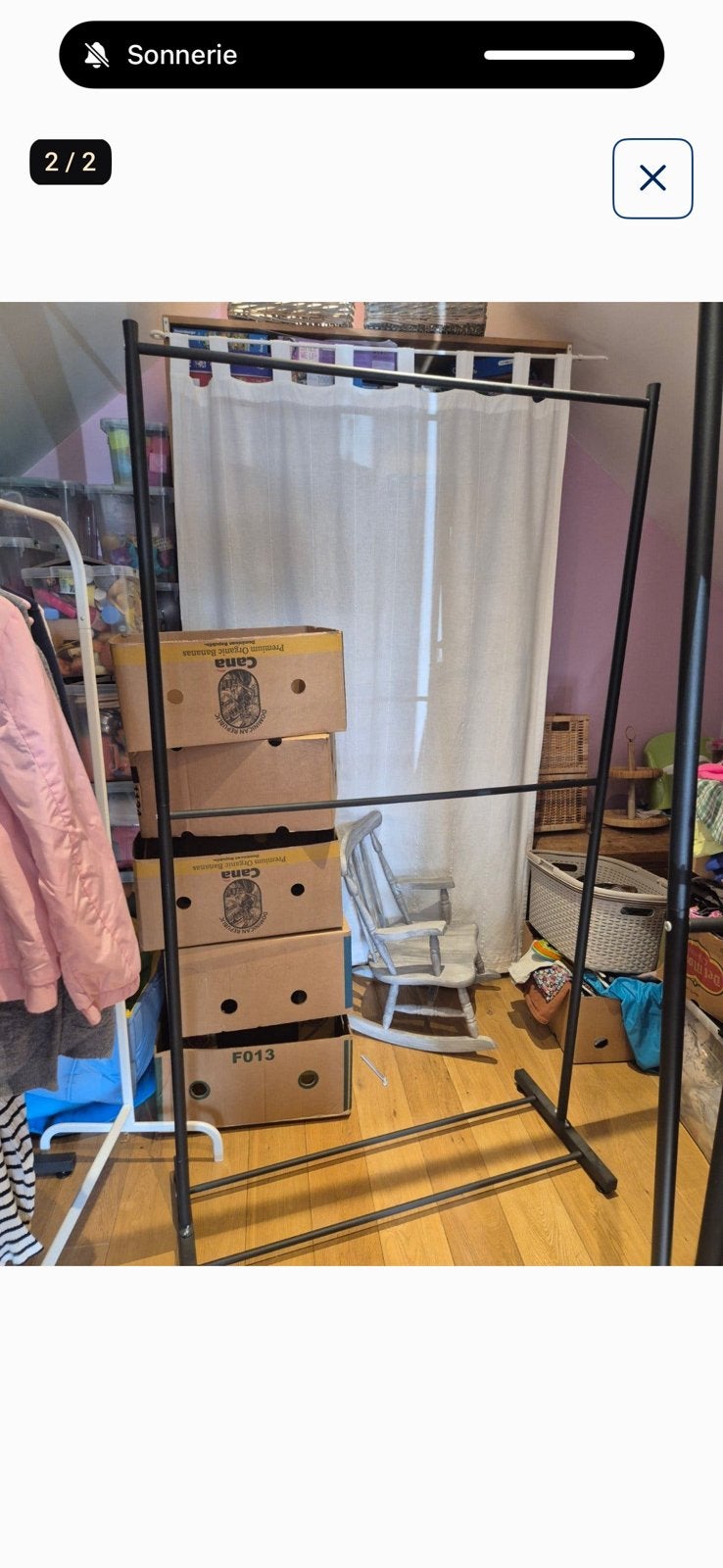 Tringle a vendre - double, Enlèvement, Utilisé
