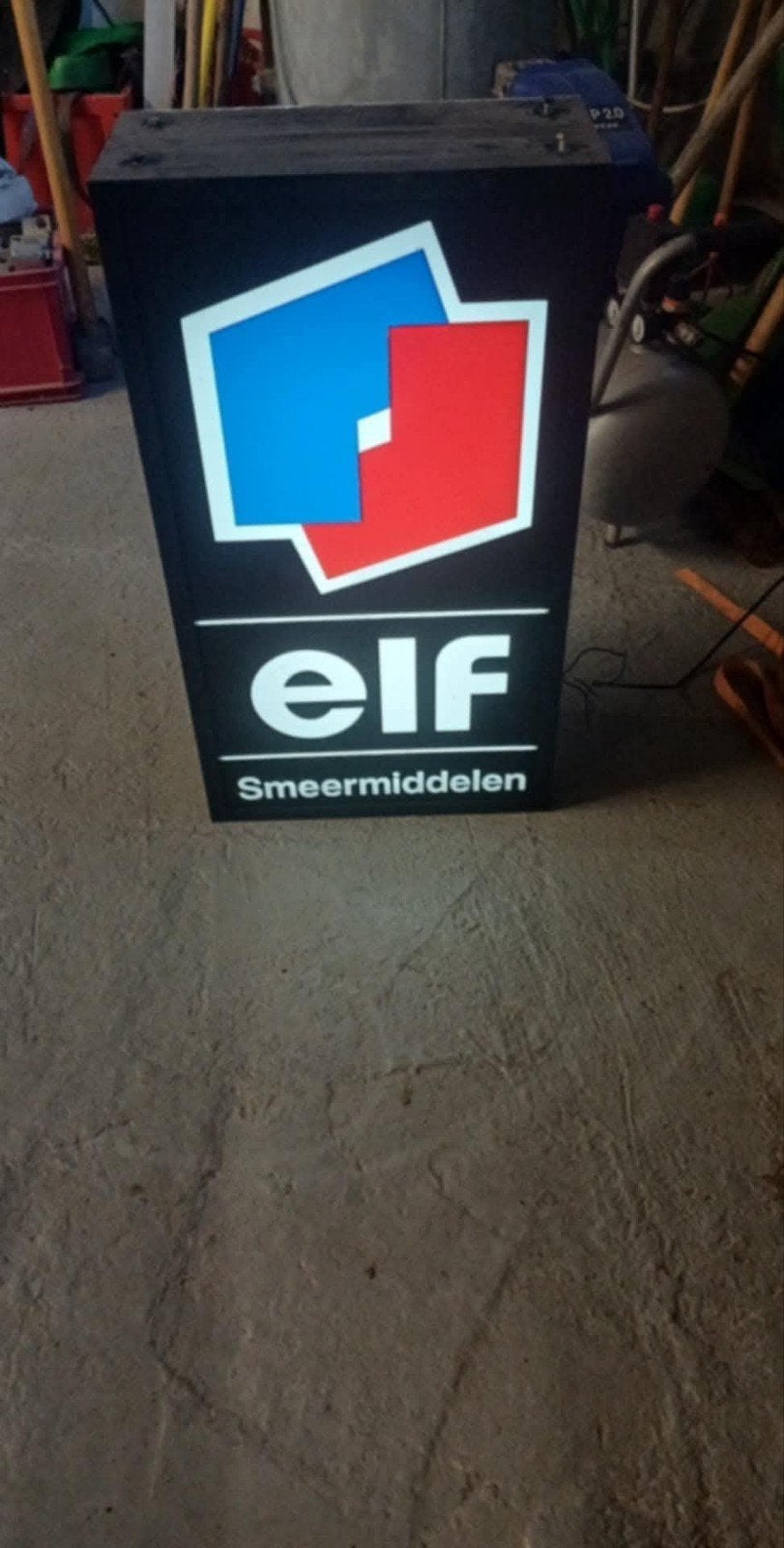 elf reclame licht bakken., Ophalen