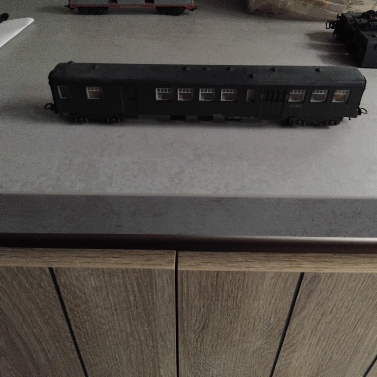 Nmbs wagon 2de klas/pakwagon, Hobby en Vrije tijd, Ophalen of Verzenden, Wagon