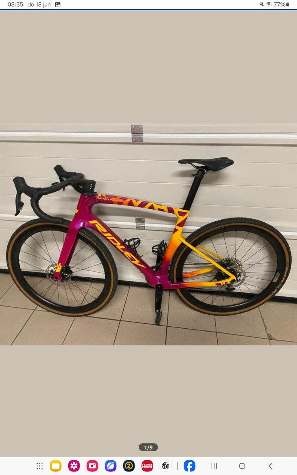 Ridley kanzo fast custom, Ophalen, 28 inch, Carbon, Heren