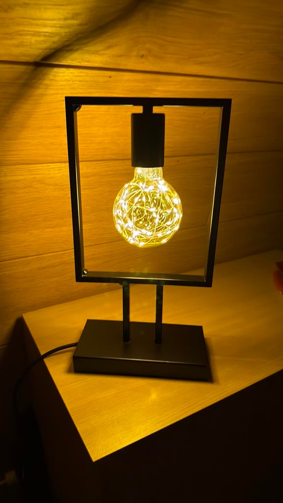 Decoratieve lamp armatuur + lamp, Ophalen, Zo goed als nieuw