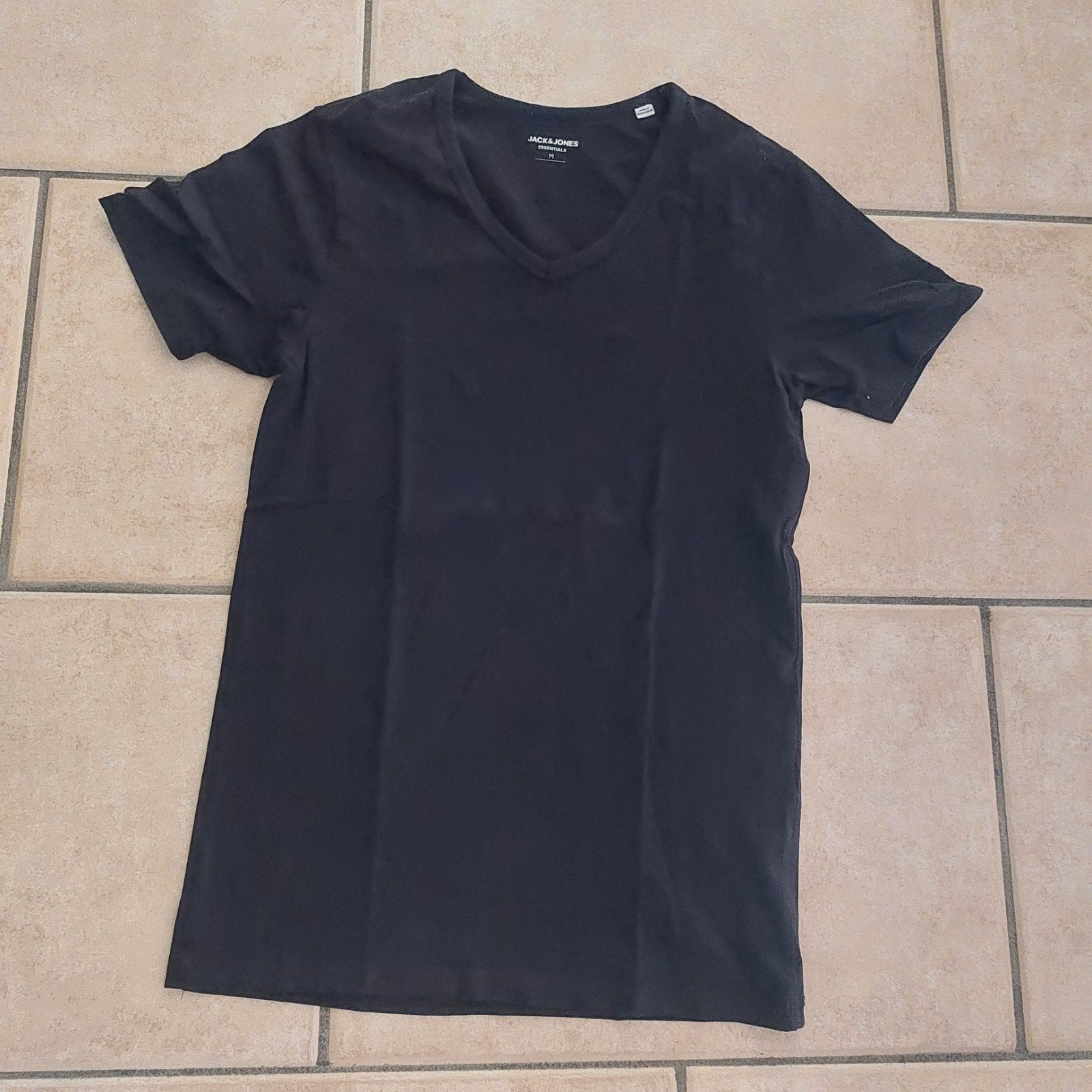 2 ti shirts jack&Jones noir et gris, Kleding | Heren, T-shirts, Ophalen, Maat 48/50 (M), Zwart, Jack&Jones
