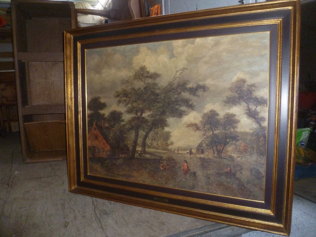 GROOTE REPLICA SCHILDERIJ, Enlèvement