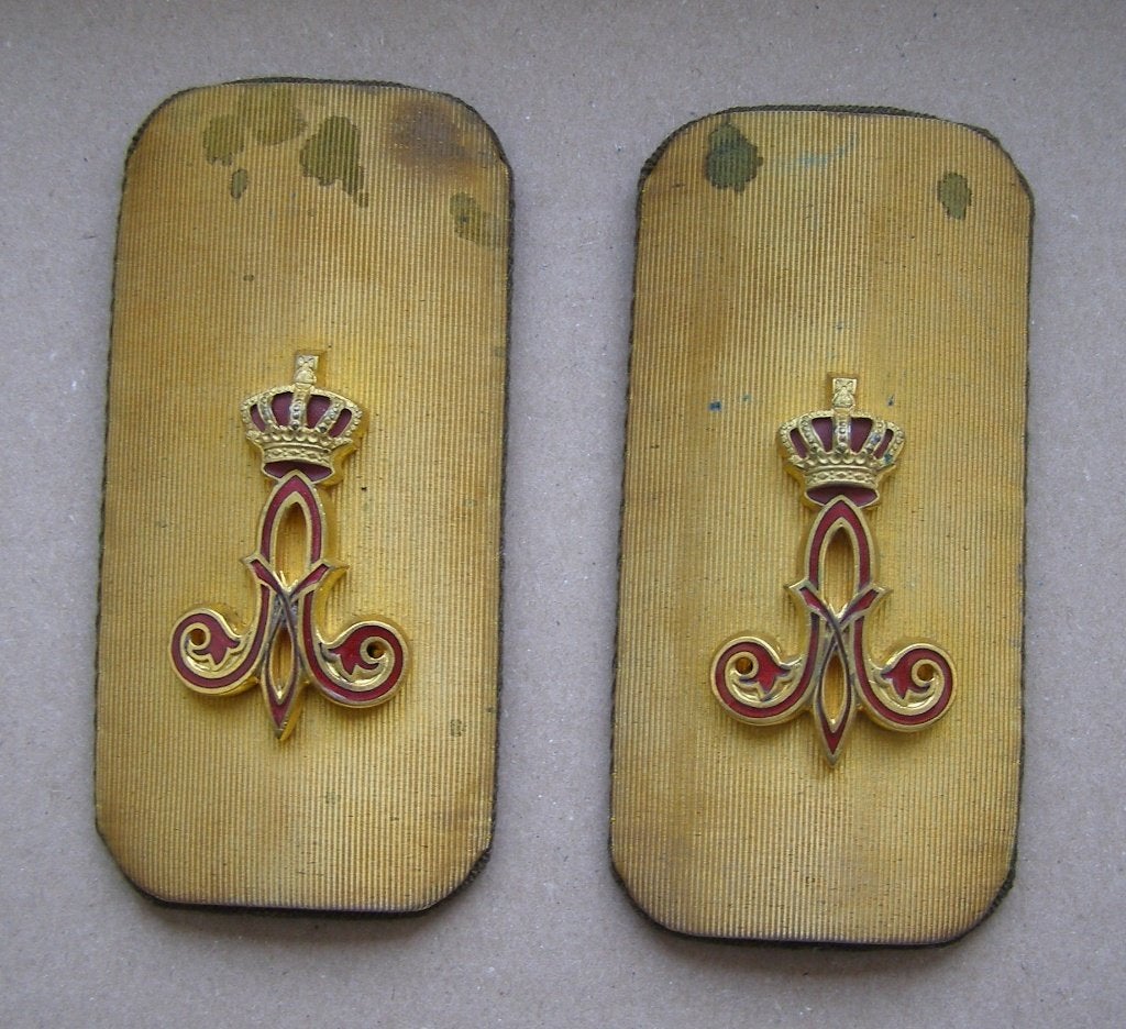 Epauletten „Albert I”, Verzamelen, Ophalen of Verzenden, Landmacht, Lintje, Medaille of Wings