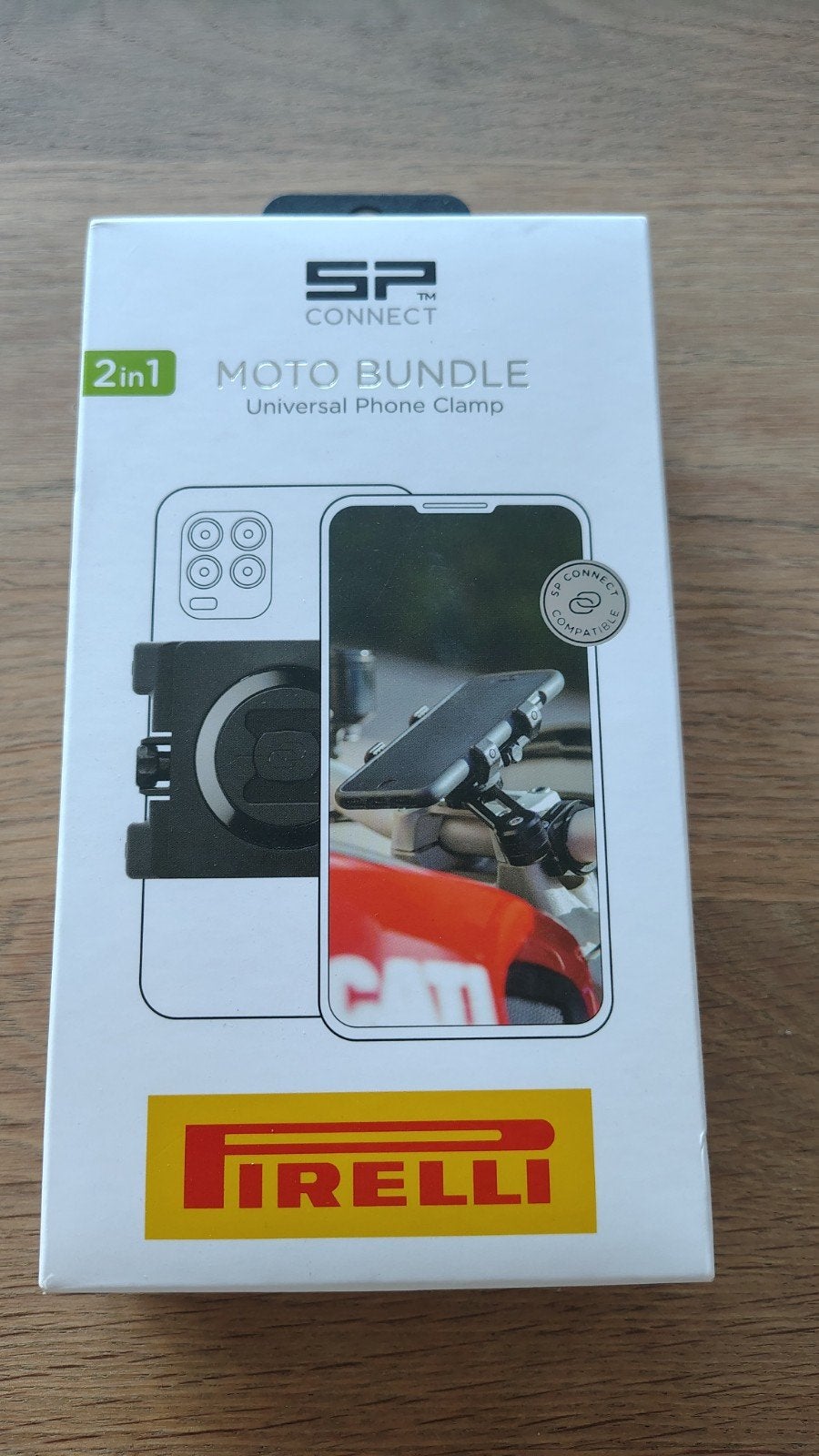 SP connect moto pro bundle, Ophalen