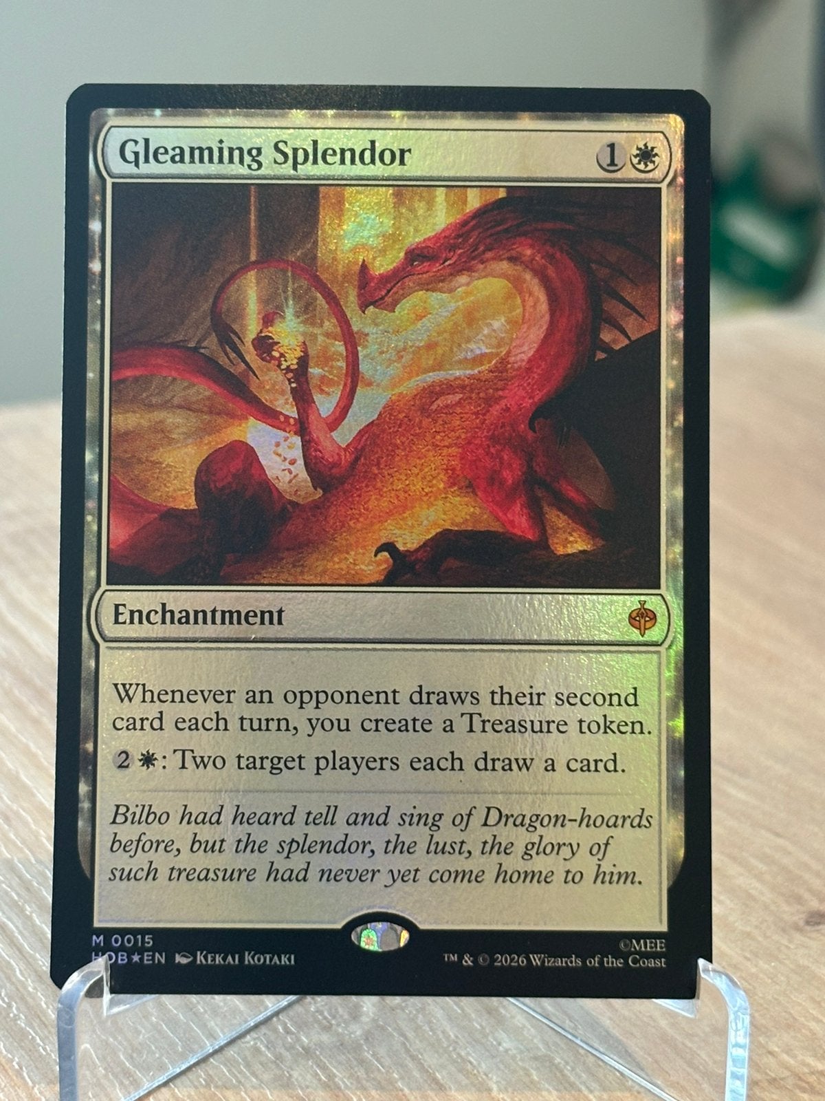 Gleaming splendor foil, Enlèvement, Comme neuf, Foil