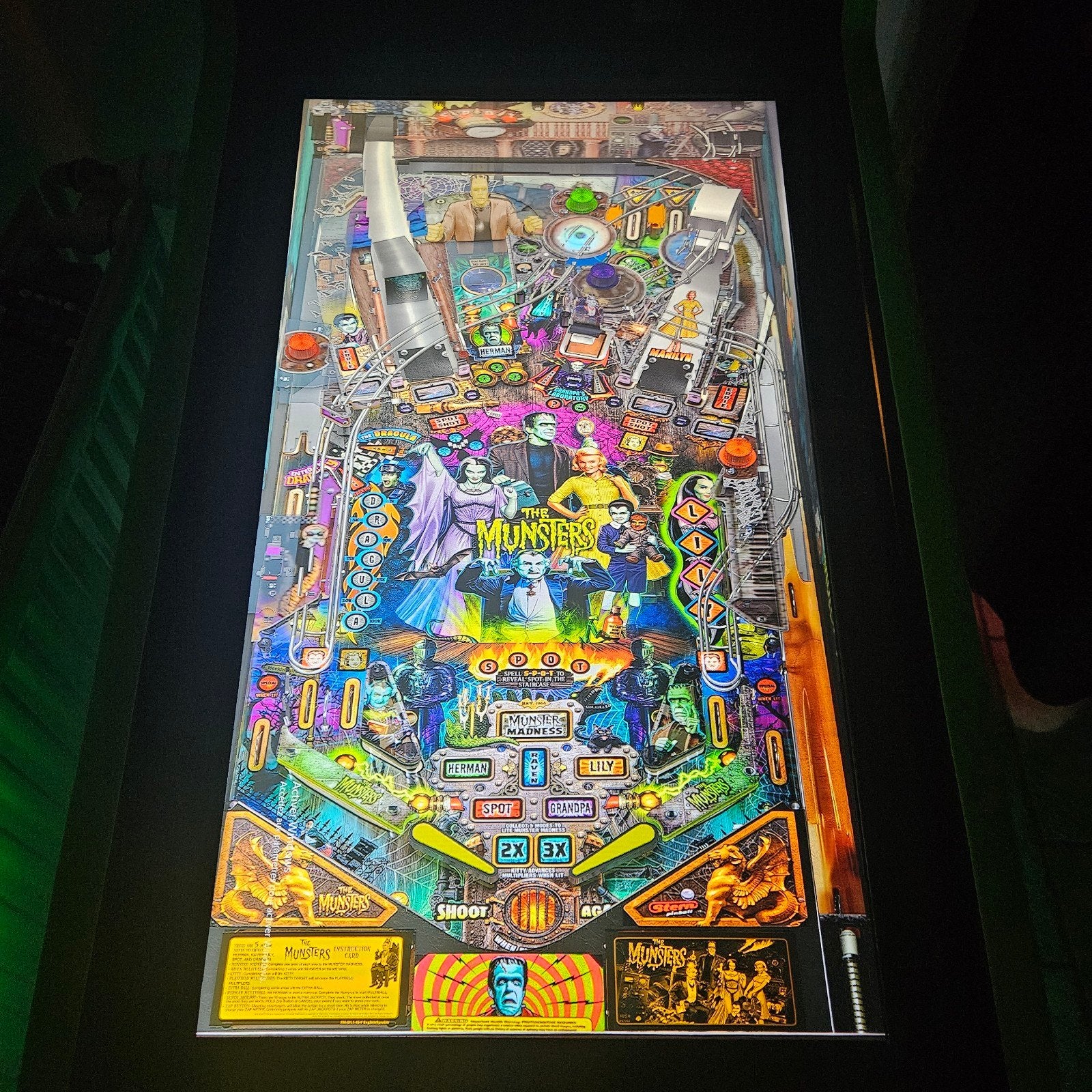 Mini pincab Munsters liquidation neuf, Collections, Machines | Flipper (jeu), Enlèvement