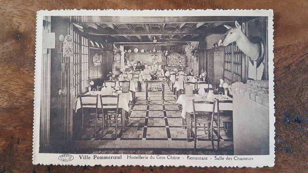 Carte postale Ville Pommeroeul Hostellerie Bernissart, Enlèvement ou Envoi, 1940 à 1960, Non affranchie, Hainaut