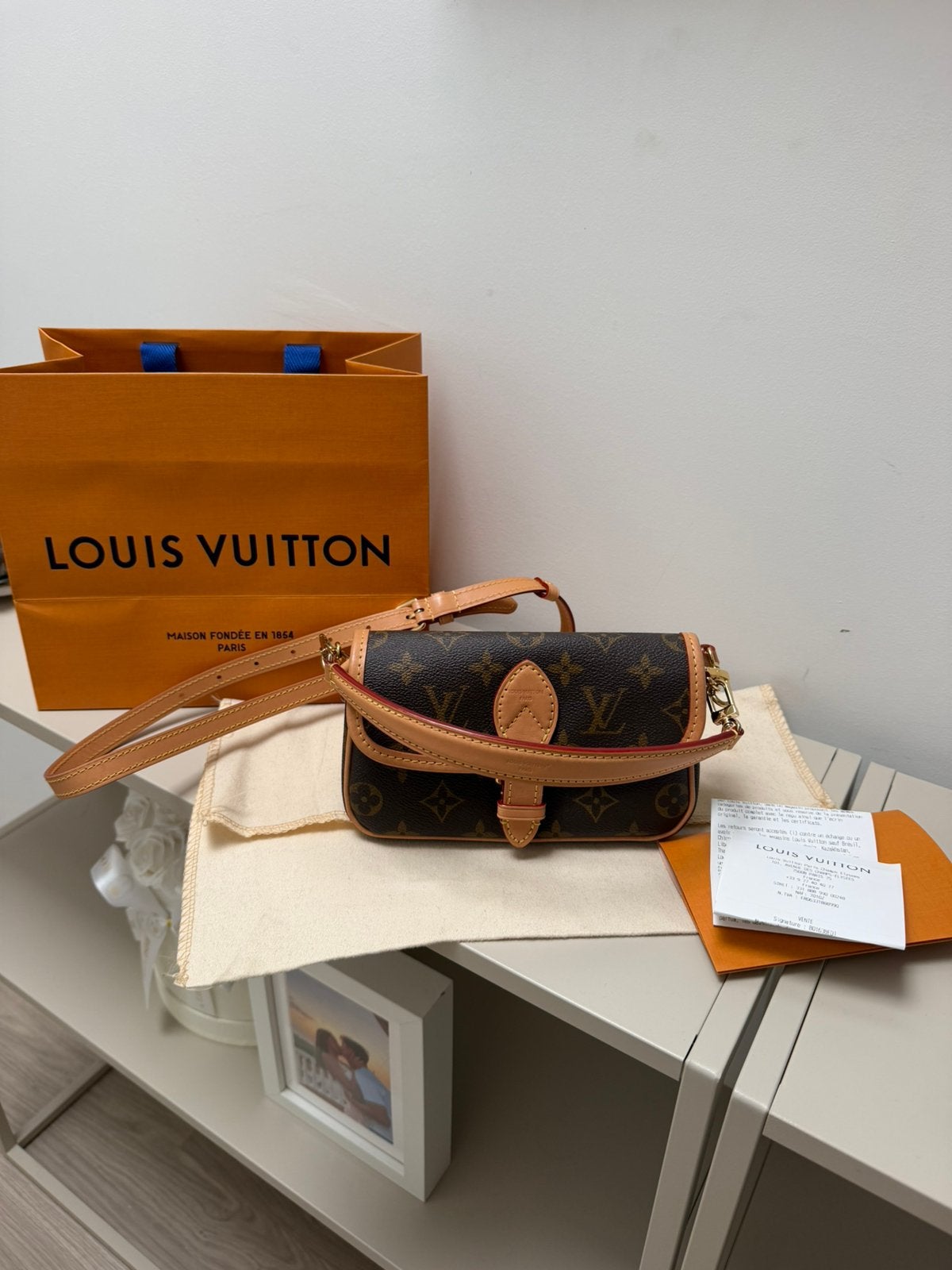 Louis Vuitton nano Diane MNG, Ophalen of Verzenden, Zo goed als nieuw