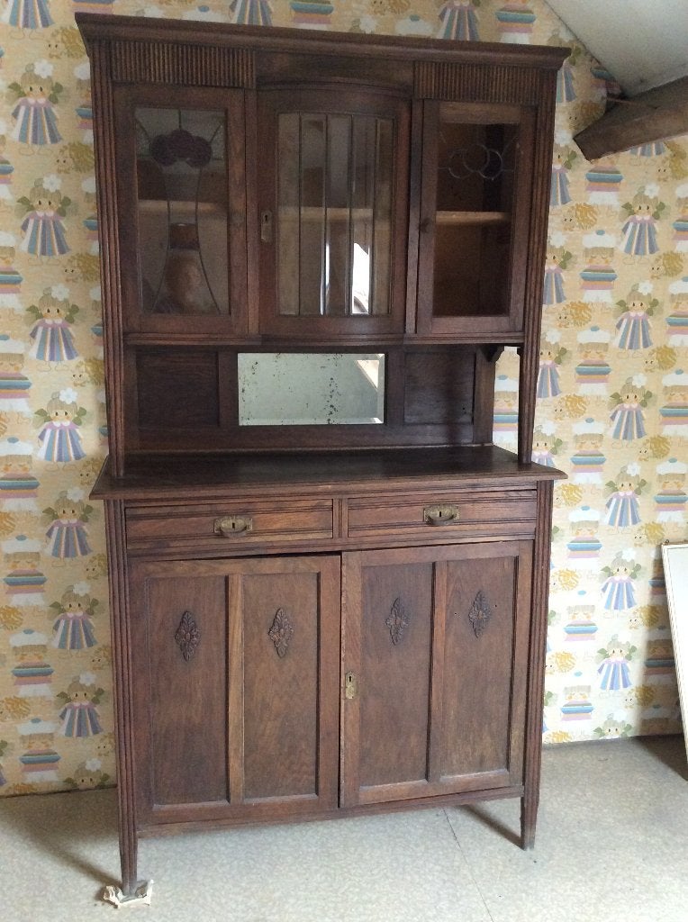 Antieke Art Nouveau buffetkast of servieskast, Antiek en Kunst, Ophalen