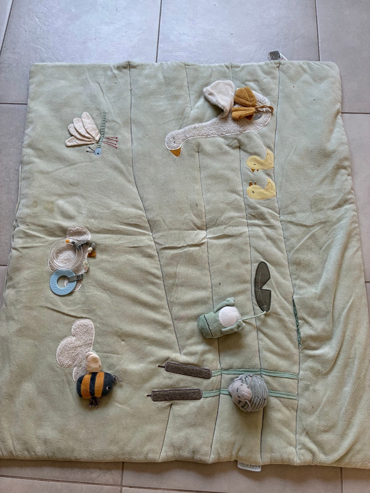 little dutch groen speelkleed, Ophalen