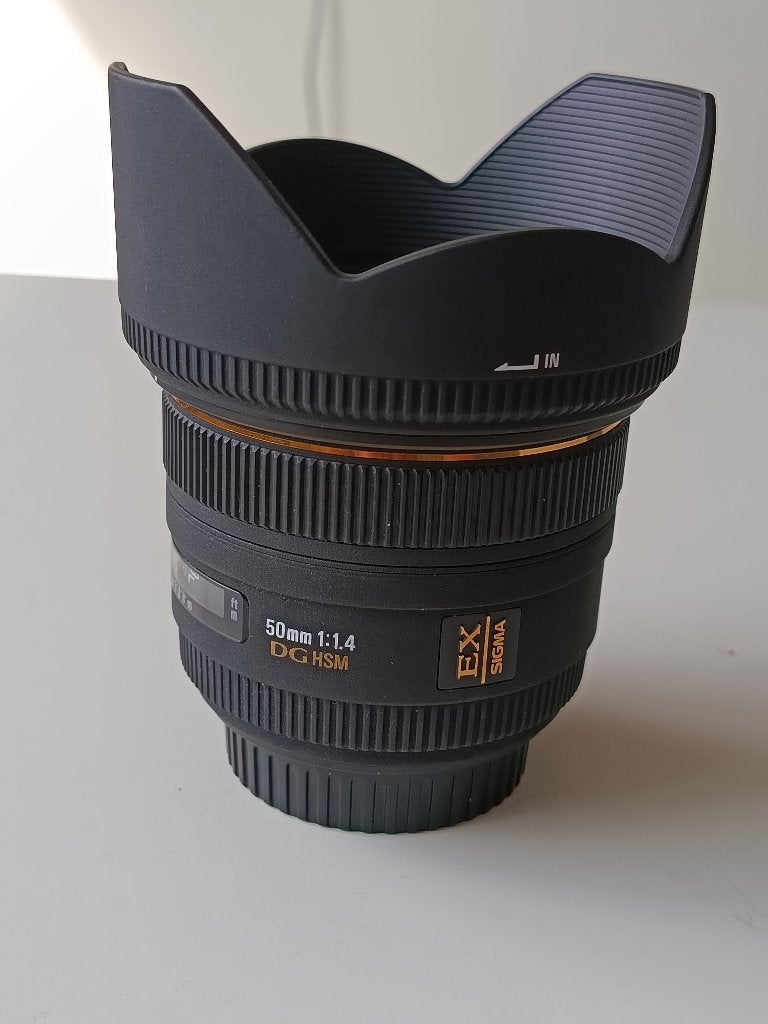 Sigma 50mm F/1.4 EX HSM EF, Enlèvement, Utilisé, Lentille standard