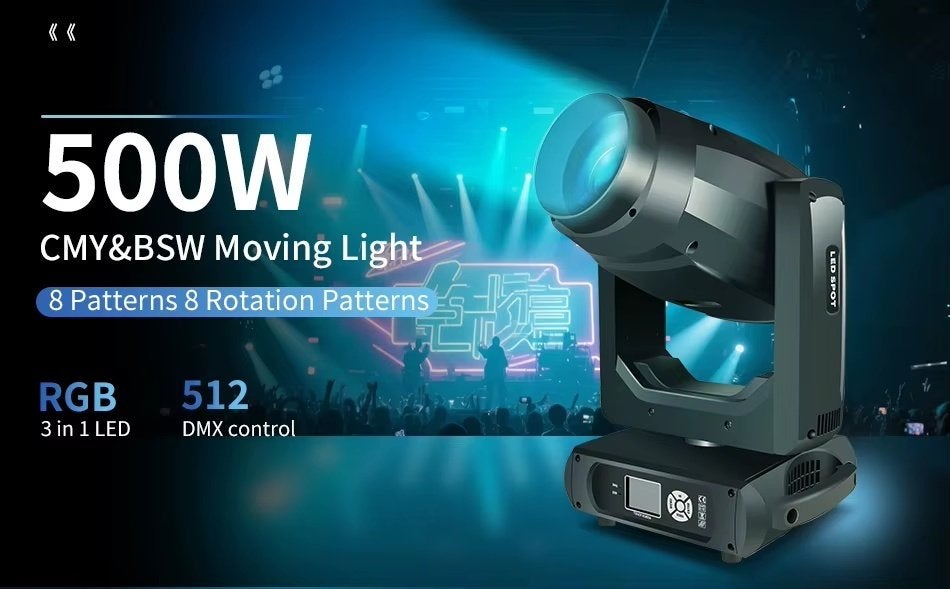 SUPERPROMO Nouveau CMY CTO BSW Moving de 500 W, Enlèvement ou Envoi, Neuf, Lumières, Commande sonore