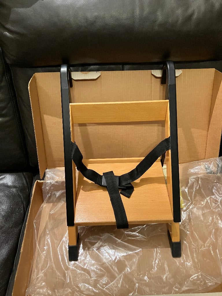 Chaise haute transportable (voyage) Handysitt, Enlèvement, Comme neuf, Chaise pliante, Ceinture(s)