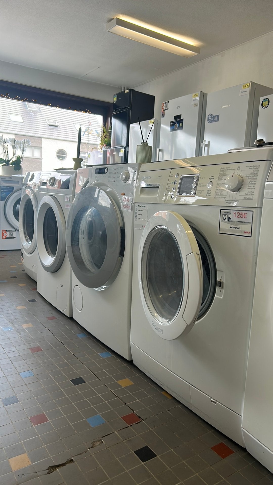 Wasmachine met 1 jaar garantie, Ophalen, 1200 tot 1600 toeren, 8 tot 10 kg, Voorlader