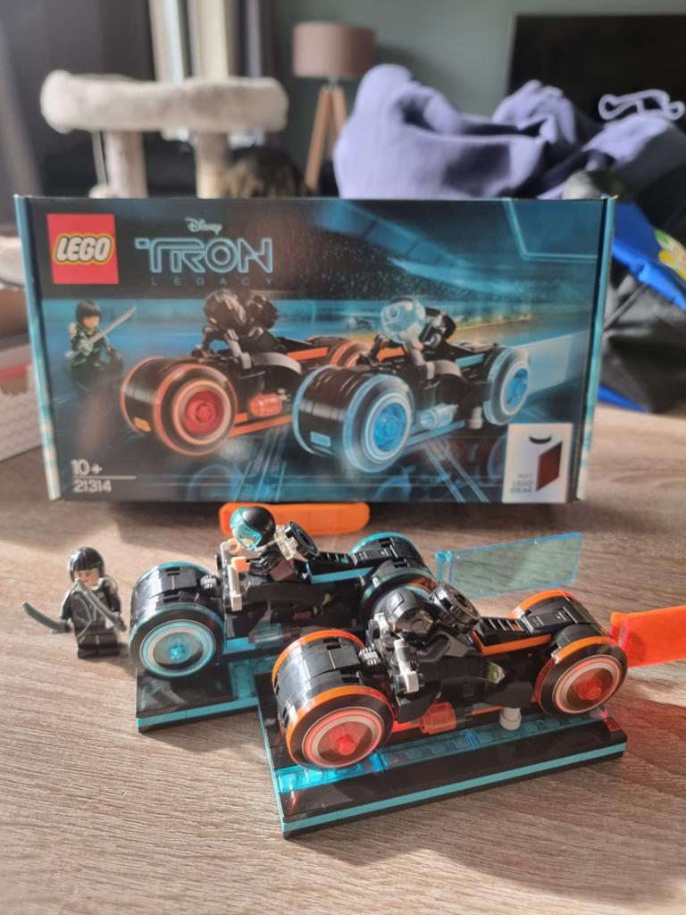 Lego Ideas 21314: Tron Legacy Lightcycles, Ophalen, Inclusief doos, Lego, Ideas