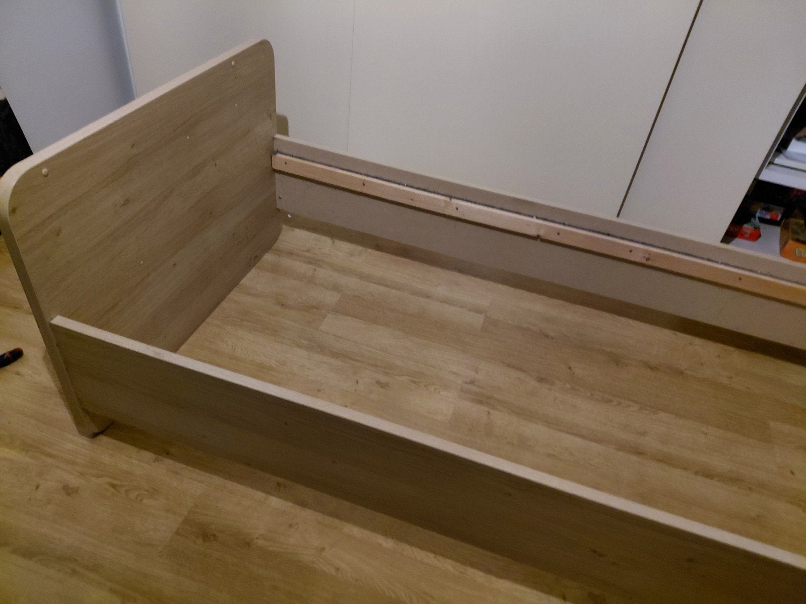 eenpersoonsbed gratis, Enlèvement, Bois, 200 cm, 90 cm