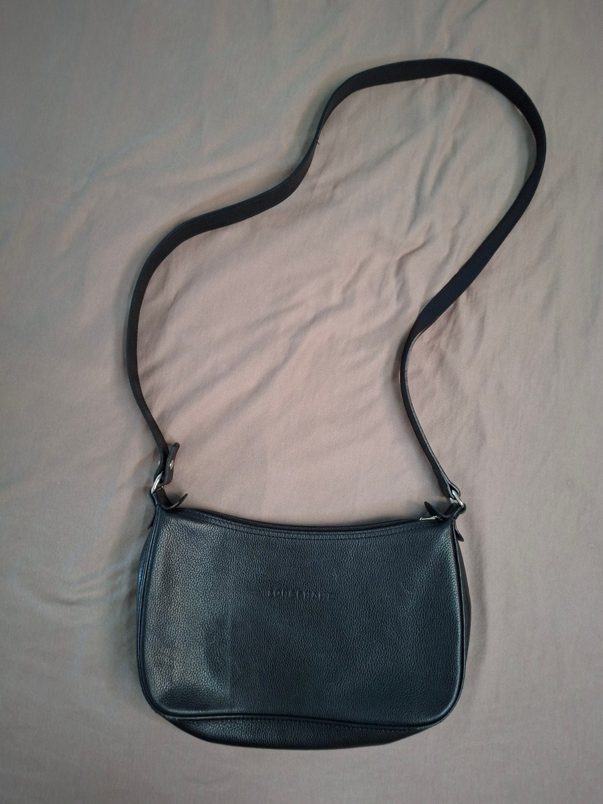 Sac Longchamp bandoulière intemporel, Autres marques, Cuir, Enlèvement ou Envoi, Utilisé