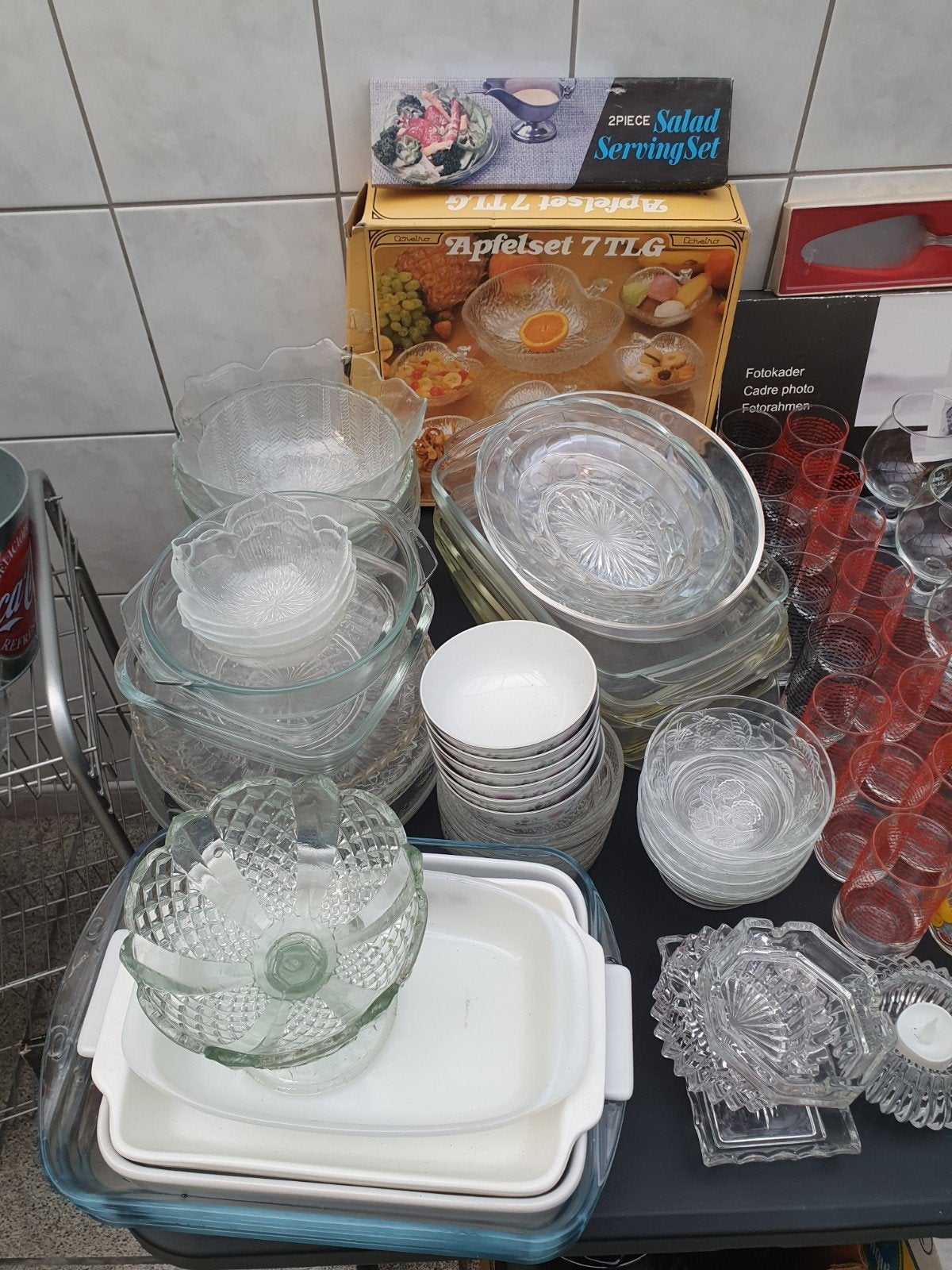allerlei glazen schalen en kommetjes, Ophalen of Verzenden