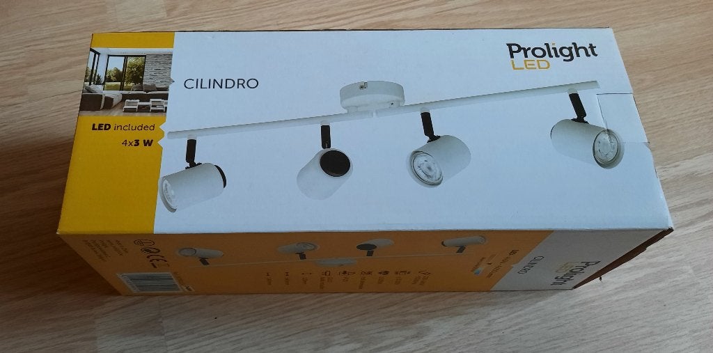 Spot Prolight Led Cilindro, Maison & Meubles, Neuf, Compatible montage au plafond, Enlèvement, LED