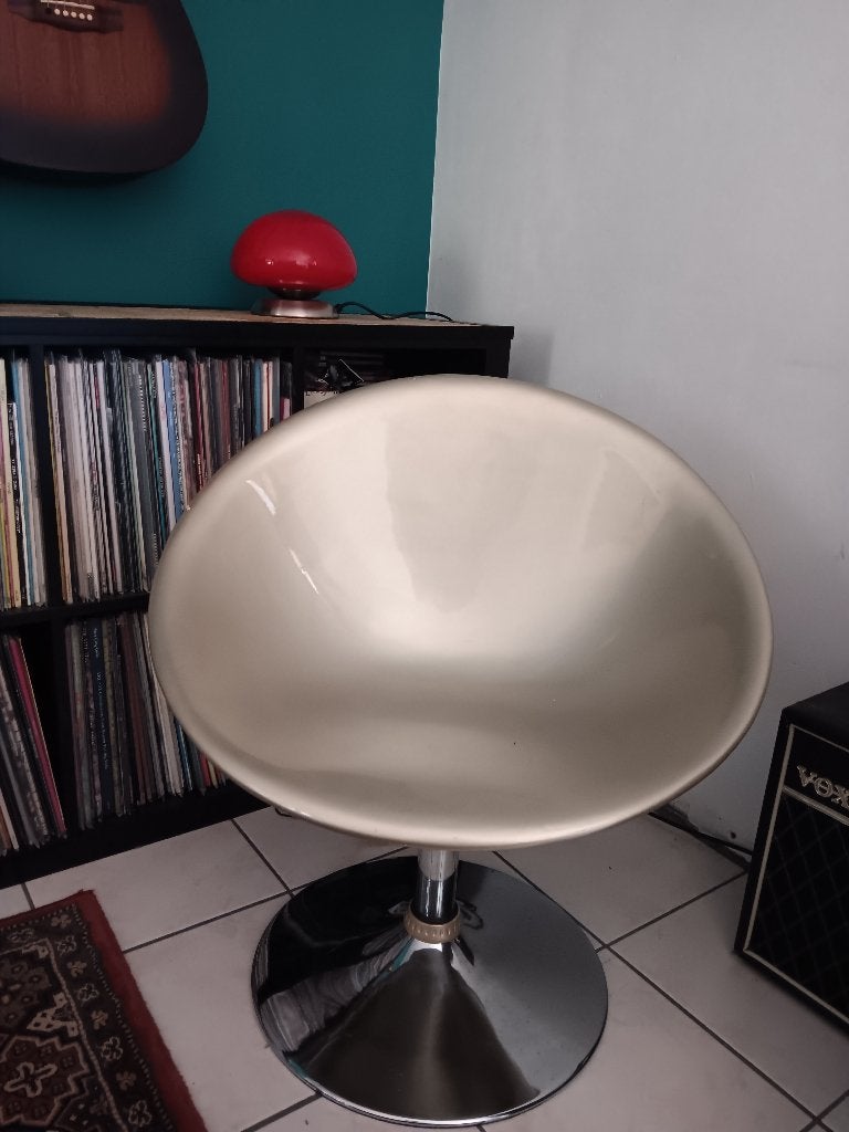 Vintage kuipstoel retro spaceage stijl jaren 70'/'90, Enlèvement, Maison et Meubles