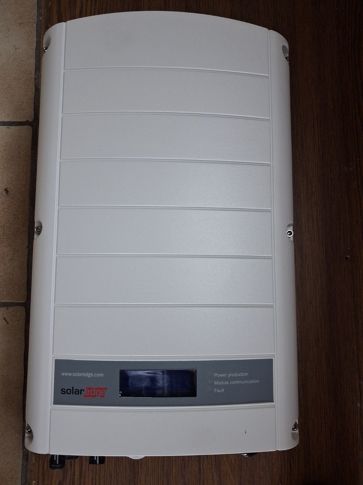 Solaredge 4 k omvormer, Ophalen