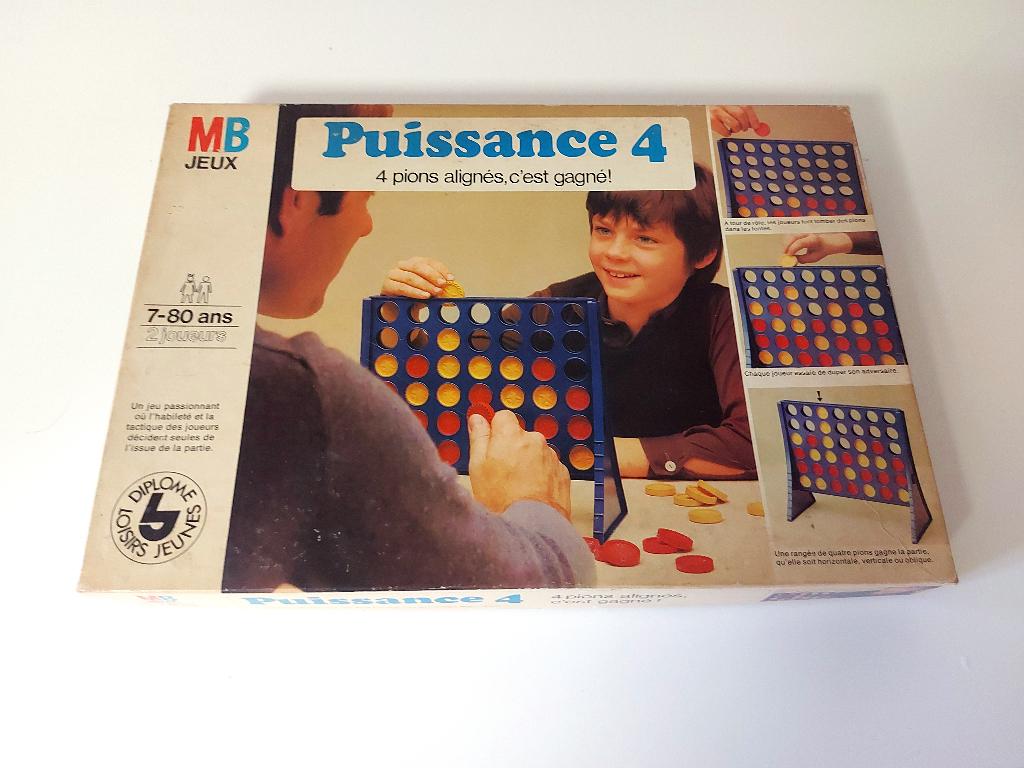 Power 4 Vintage-spel (MB), Een of twee spelers, Ophalen of Verzenden, Gebruikt, MB