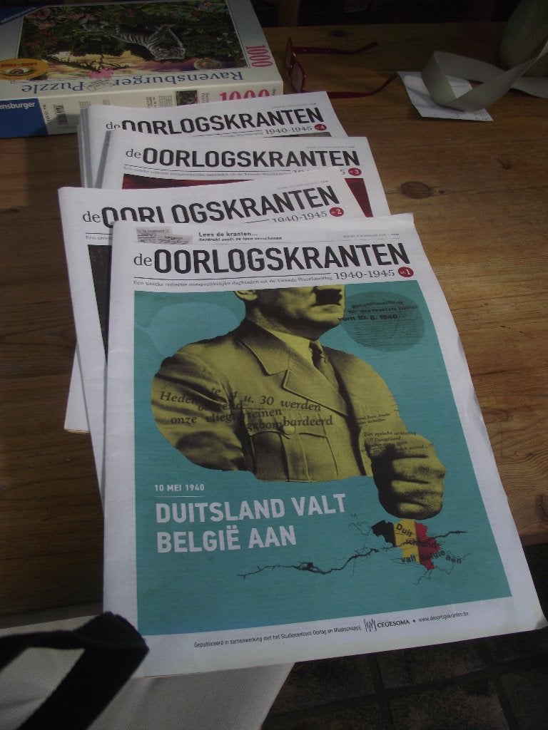 OORLOGSKRANTEN, Ophalen
