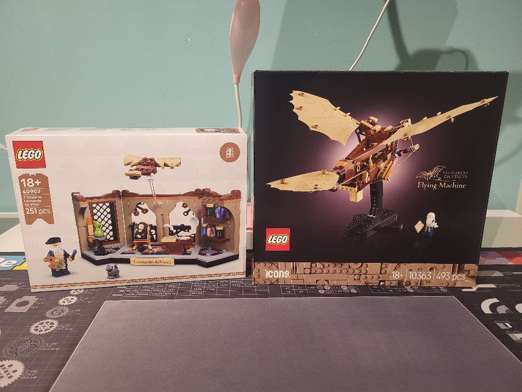 LEGO Leonardo da Vinci — 10363+40902, Lego, Ophalen of Verzenden, Zo goed als nieuw, Inclusief accessoires