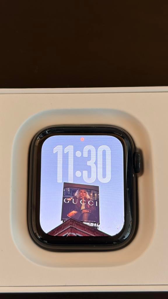 Apple Watch SE 2 – 44mm – compleet – nieuwe lader & bandje, Étanche, IOS, Enlèvement, Utilisé