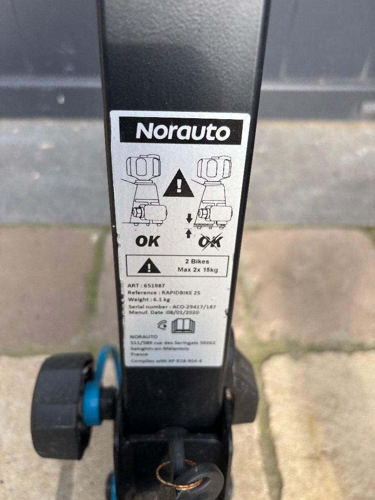 Porte-vélos, Enlèvement, 2 vélos, Comme neuf, Support d'attelage