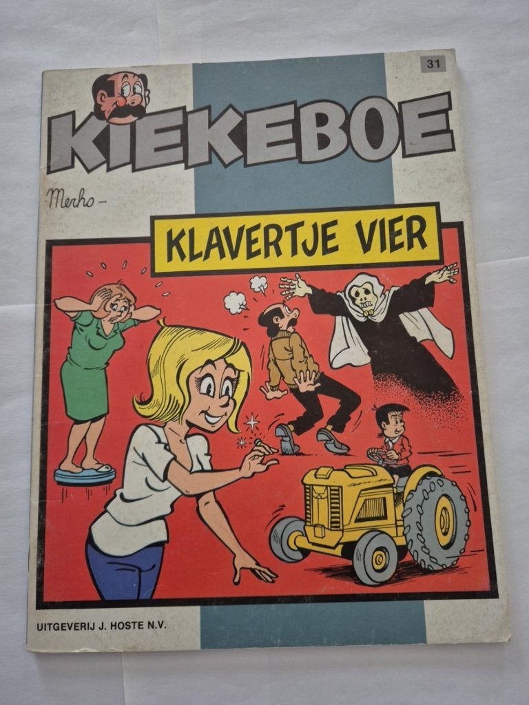 Kiekeboe nr. 31 – Klavertje Vier, Une BD, Envoi, Utilisé, Merho