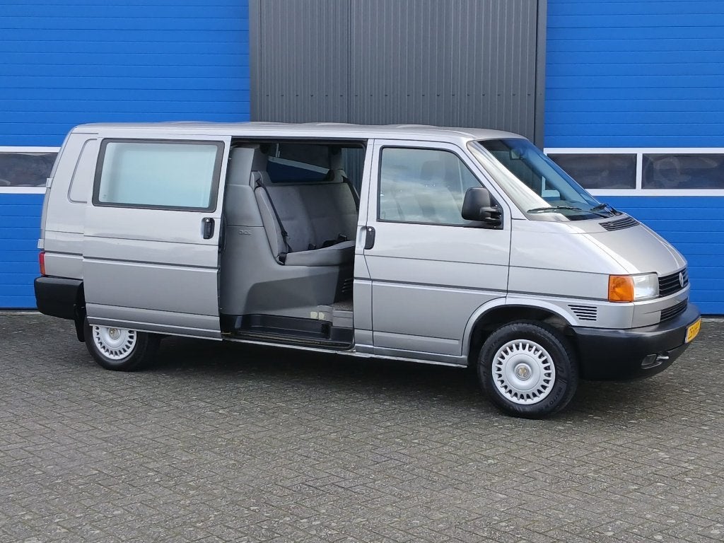 VW Transporter 2.5 TDI 332 long, cabine double 6 places, Autos, Euro 2, Argent ou Gris, Achat, 5 cylindres