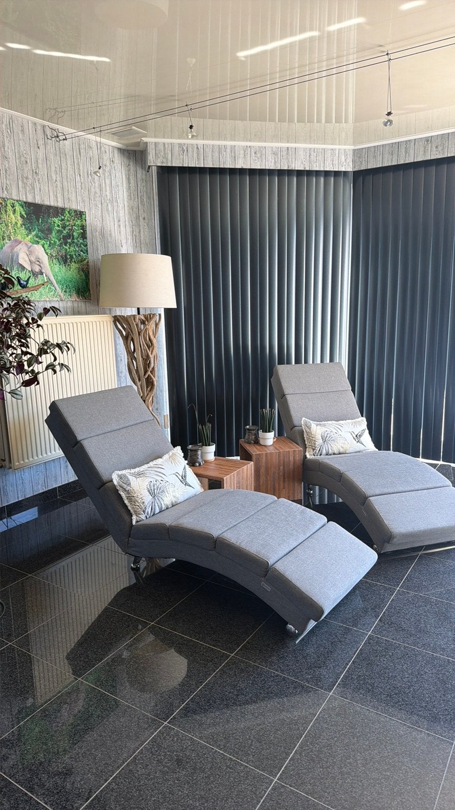Chaise longue, look luxueux et couchage confortable, Enlèvement, Comme neuf