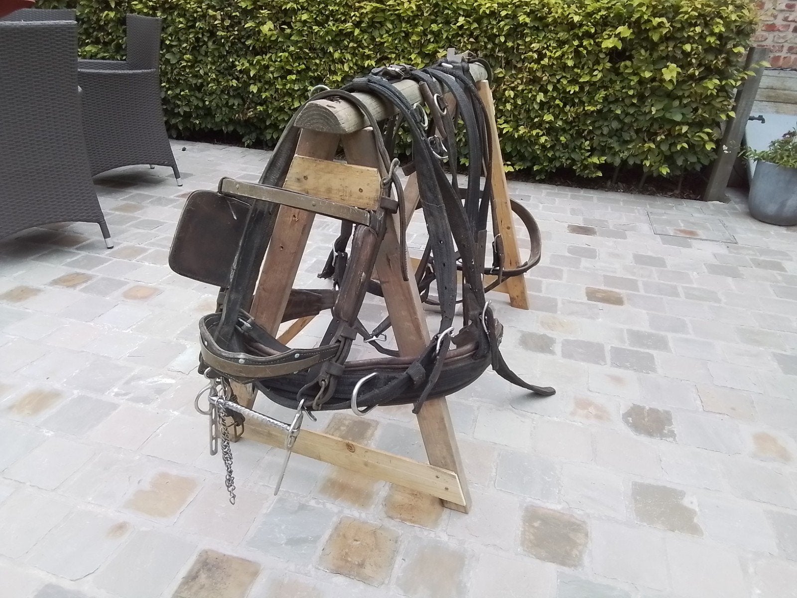 Dubbelspantuig boerenpaarden