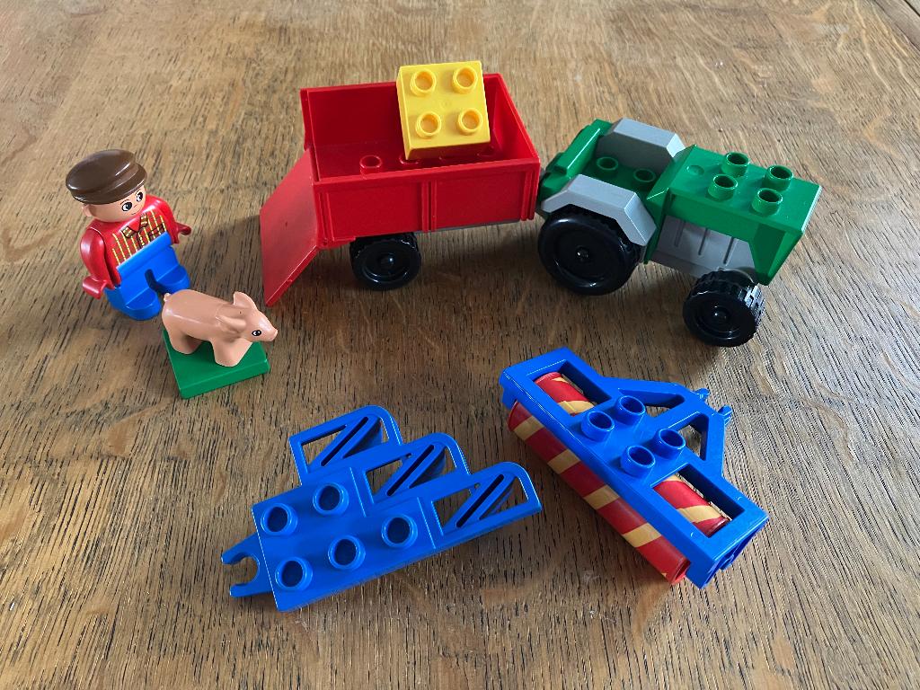 Lego Duplo :2696 : Tracteur, Kinderen en Baby's, Speelgoed | Duplo en Lego, Ophalen of Verzenden, Gebruikt, Complete set, Duplo