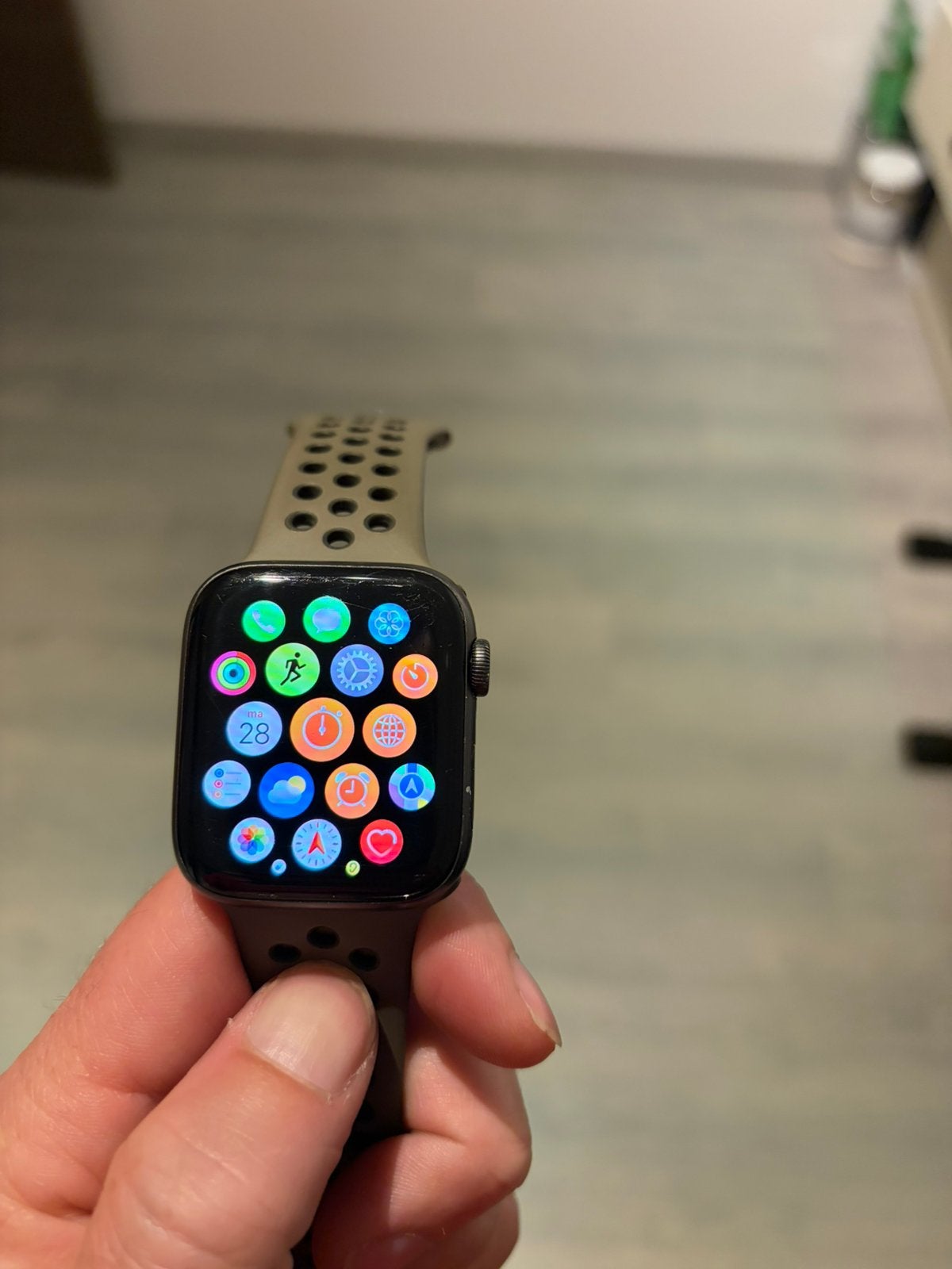 Apple watch se 44 mm, Ophalen, GPS, Zo goed als nieuw