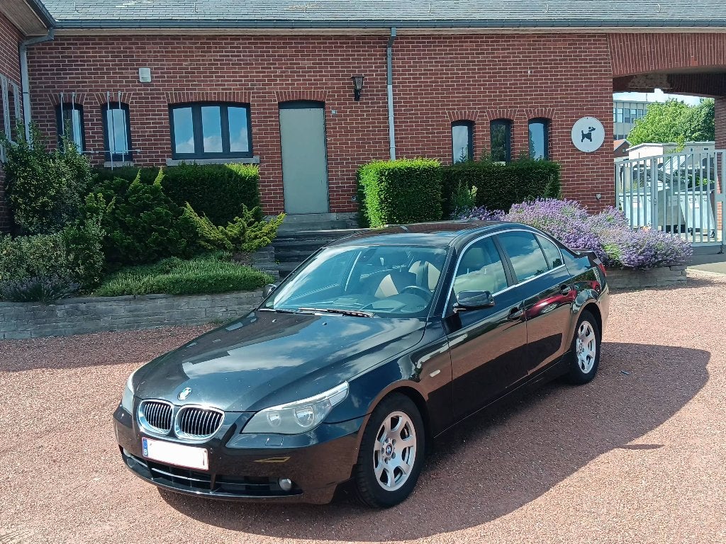 BMW 525d 163 Ch 2006 Euro 4 Boîte Automatique Full Options, Cuir, 2500 cm³, Entretenue par le concessionnaire, 5 portes