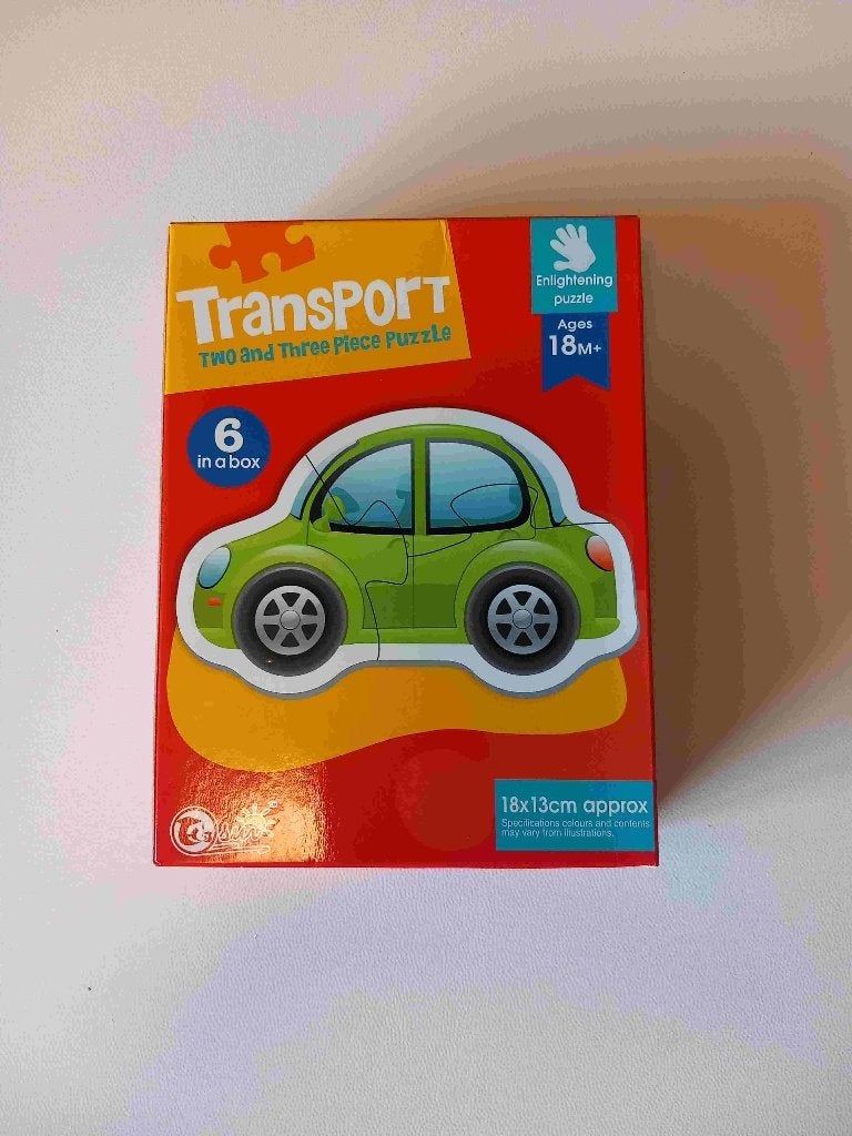 Puzzel peuter Transport : 6 stuks, Ophalen, Minder dan 10 stukjes, Zo goed als nieuw, 6 maanden tot 2 jaar